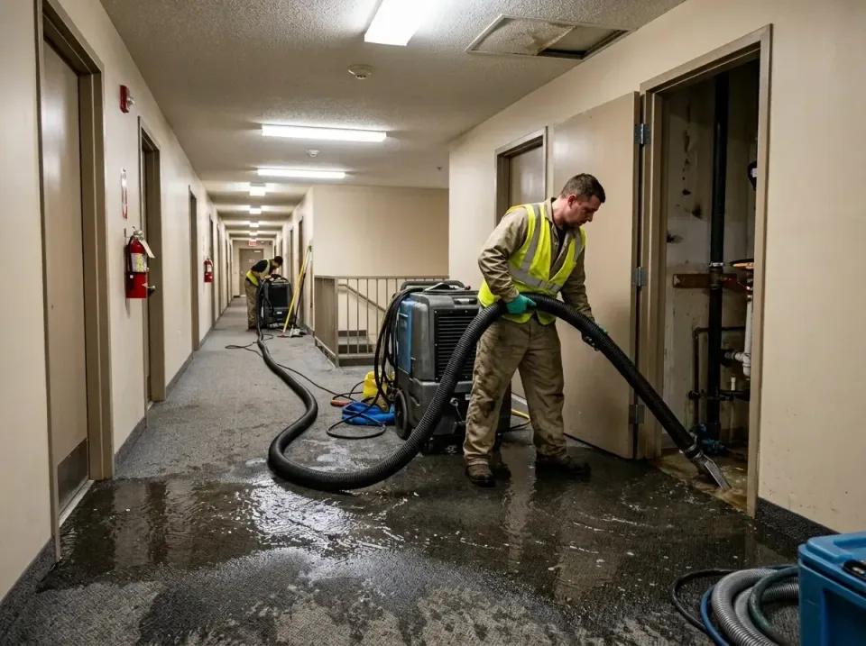 multi-unit-apartment-hallway-f-005 — frequently asked questions, Emergency Burst Pipe Water Extraction & Removal in Governor…